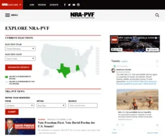 NrapVf.org(The Official NRA Political Victory Fund (NRA) Screenshot