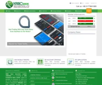 NRBcbanksecurities.com(NRBC Bank Securities Limited) Screenshot