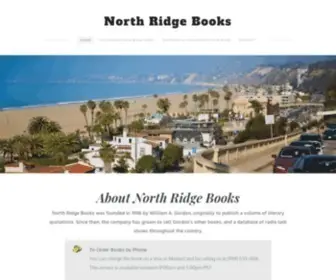 Nrbooks.com(North Ridge Books) Screenshot