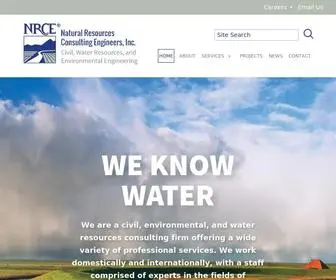 Nrce.com(We Know Water) Screenshot