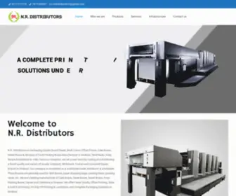 Nrdistributors.com(N R Distributors) Screenshot