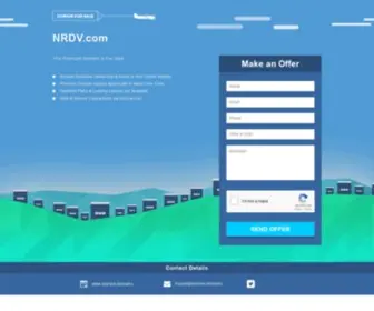 NRDV.com(Domain name is for sale) Screenshot