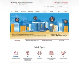 NRF.gov.sg(The National Research Foundation (NRF)) Screenshot
