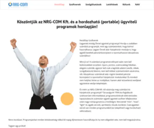 NRG-Com.com(NRG-COM Kft./title) Screenshot