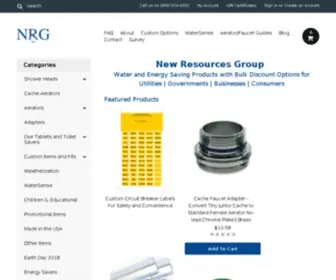 Nrgideas.com(New Resources Group) Screenshot