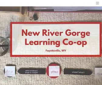 NRGLC.org(New River Gorge Learning Cooperative) Screenshot