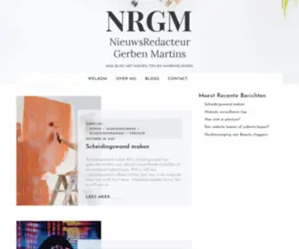 NRGM.nl(Nieuws Redacteur Gerben Martins) Screenshot