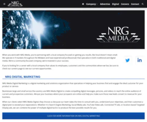 NRgmedia.com(Nrg media) Screenshot