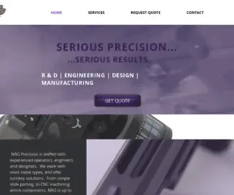 NRGprecision.com(NRG Precision LLC) Screenshot