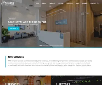 NRgservicesqLD.com.au(NRG Services) Screenshot