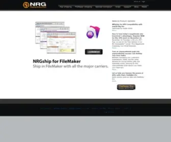 NRgsoft.com(Mac & FileMaker Shipping Software) Screenshot