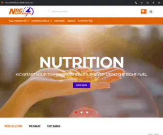 NRgsupps.com.au(NRG Supplements) Screenshot