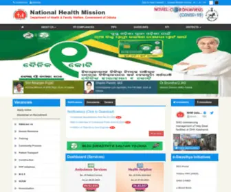 NRhmorissa.gov.in(National Health Mission) Screenshot