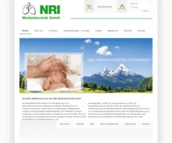 Nri-Med.de(NRI Medizintechnik GmbH) Screenshot