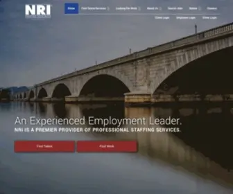 Nri-Staffing.com(Temp Agencies in Washington DC) Screenshot