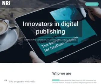 Nridigital.com(NRi Digital) Screenshot
