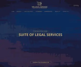 Nrilegalservices.com(Best property lawyers in India) Screenshot