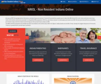 Nriol.com(NRIOL Resourceful Information and Services for Non Resident Indians) Screenshot