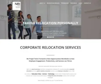 Nrirelocation.com(Corporate Employee Relocation Services Company) Screenshot