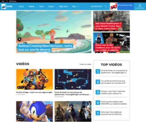 NRJ-Games.fr(NRJ Games) Screenshot