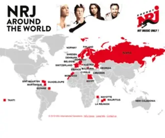 NRJ.com(AROUND THE WORLD) Screenshot