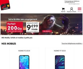 NRjmobile.fr(Forfait Mobile Pas Cher) Screenshot