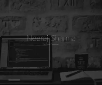 NRJsharma.com(Hello my name is neeraj sharma. And this website) Screenshot