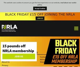 Nrla.org.uk(The National Residential Landlords Association) Screenshot