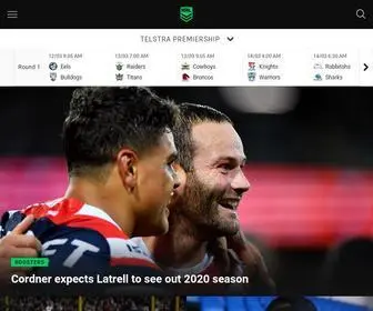 NRL.com(The official website of the National Rugby League) Screenshot