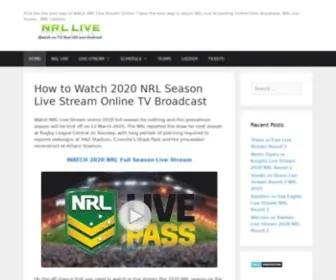 NRllivestream.com(How To Watch NRL Live Stream Online without cable from anywhere) Screenshot