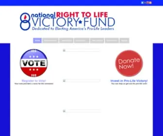 NRlpac.org(National Right to Life Victory Fund) Screenshot
