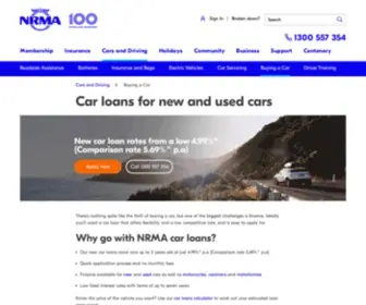 Nrmacarloans.com.au(NRMA Car Loans) Screenshot