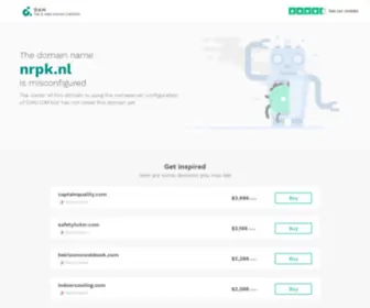 NRPK.nl(Buy and Sell Domain Names) Screenshot