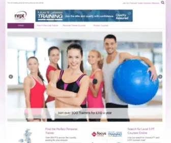NRPT.co.uk(Personal Trainers & Training Courses UK) Screenshot