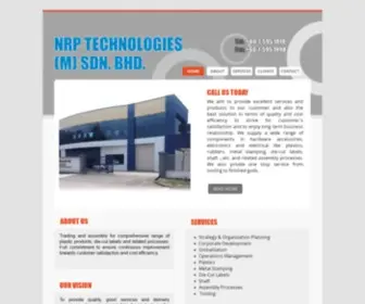 NRptech.com(NRP Technologies (M) Sdn Bhd) Screenshot