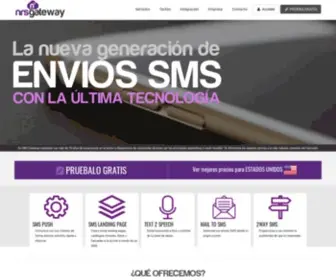 NRsgateway.com(Envios masivos de SMS con NRSGATEWAY) Screenshot