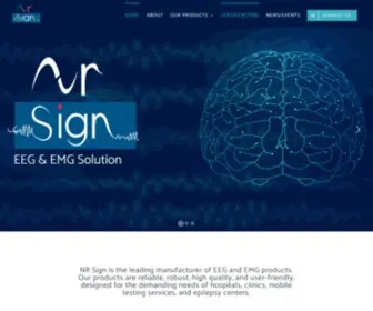 Nrsign.com(EEG & EMG Solutions) Screenshot