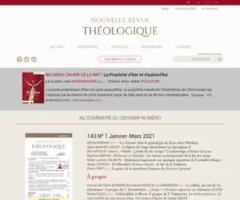 NRT.be(Nouvelle Revue Théologique) Screenshot