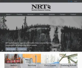 NRTLP.com(Northern Resource Trucking LP) Screenshot