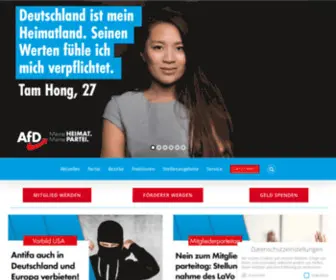 NRW-AFD.de(Alternative für Deutschland Landesverband NRW) Screenshot