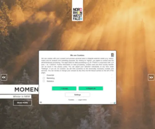 NRW-Tourism.com(Holiday and Travel Tips for a short break in NRW) Screenshot