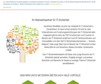 NRW-Units.de(IT Security in NRW) Screenshot