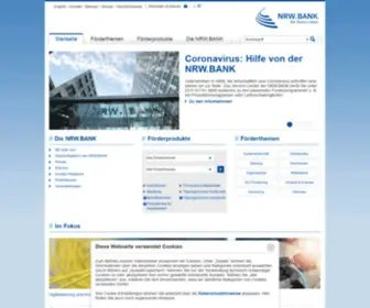 NRwbank.de(Günstige Fördermittel für Unternehmen) Screenshot