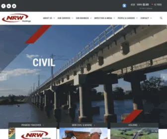 NRW.com.au(Mining Contractors Australia) Screenshot