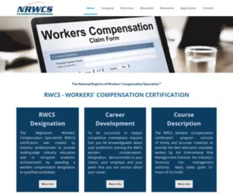 NRWCS.com(RWCS professional designation) Screenshot