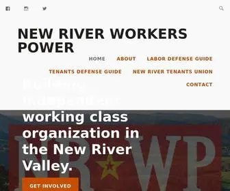 Nrworkerspower.com(Building independent working class organization in the New River Valley) Screenshot