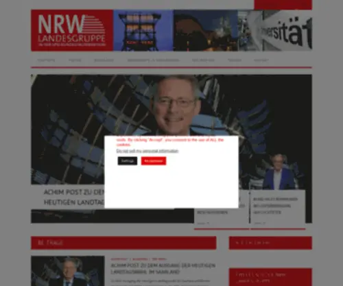 NRWSPD-Landesgruppe.de(NRW-Landesgruppe in der SPD-Bundestagsfraktion) Screenshot