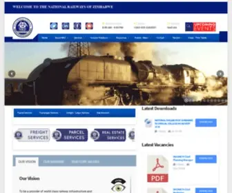 NRZ.co.zw(National Railways of Zimbabwe) Screenshot