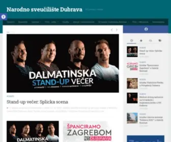 NS-Dubrava.hr(Narodno sveučilište Dubrava) Screenshot