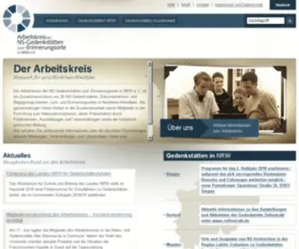 NS-Gedenkstaetten.de(Arbeitskreis der NS) Screenshot